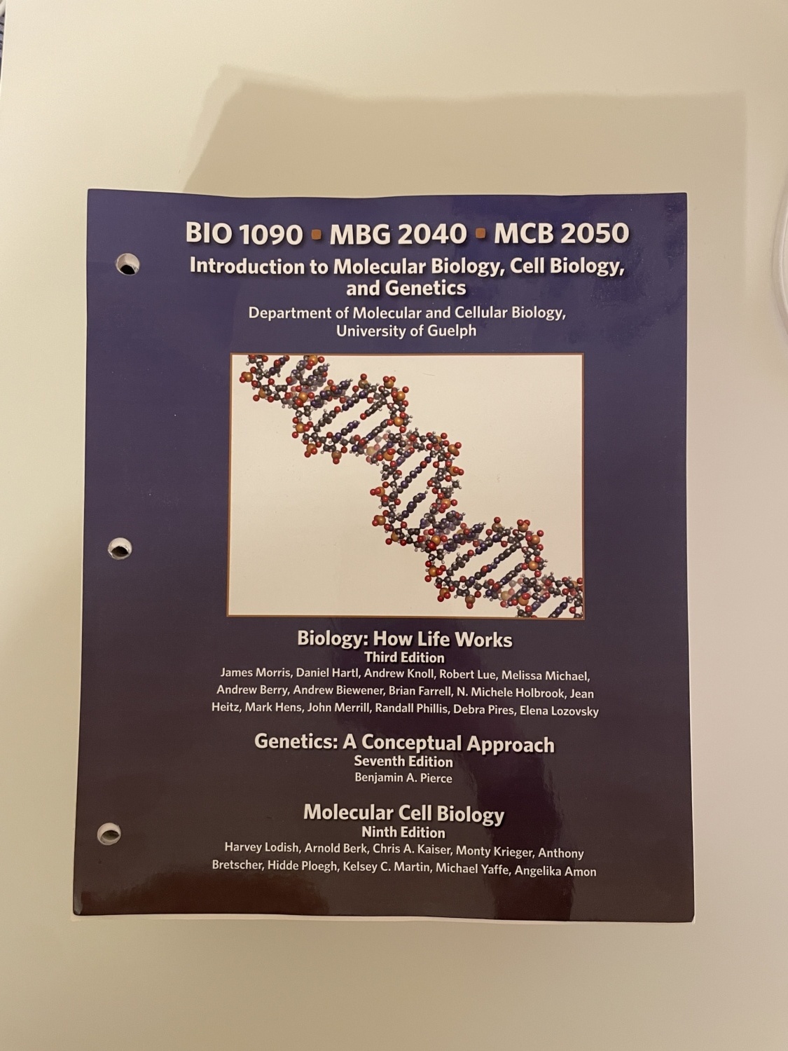 Introduction to Molecular Biology, Cell Biology, and Genetics